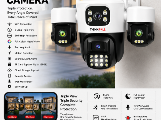 Thinkwill 3 Lens 5MP Wifi Camera Price in Coimbatore
